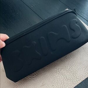Black SKIMS  Makeup Bag
